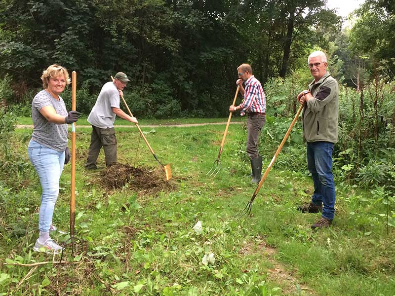 Vrijwilliger bij het Wisentbos