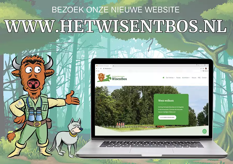 Nieuwe website van Stichting Participatie Wisentbos