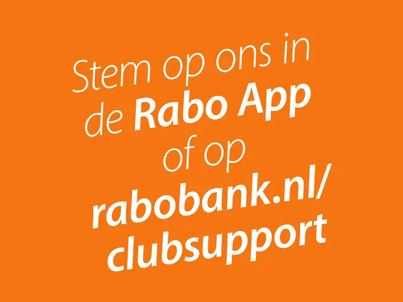 Stem op ons bij de Rabo ClubSupport