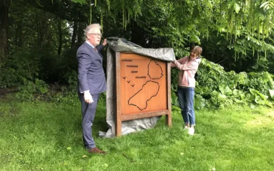 Onthulling nieuw monument bij Morrenboom